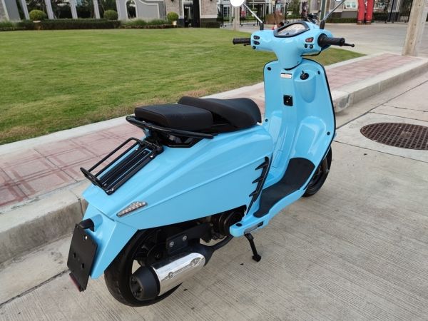 ใช้เพียง 8 พัน km. ลดราคา Moto Parilla Levriero 150 สีฟ้าครับ รูปที่ 4